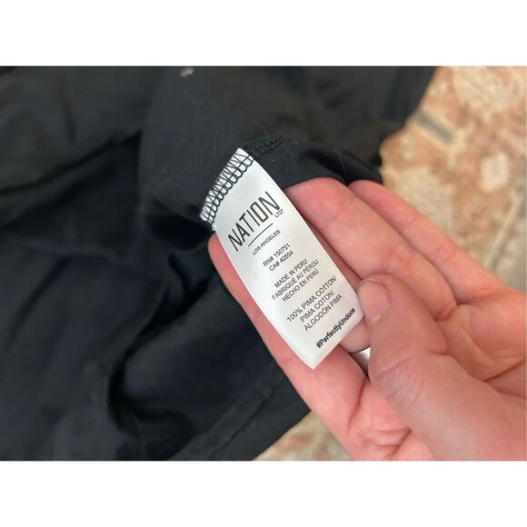 Nation LTD. Lexi Mini Dress in Black, Size Medium, MSRP $184 - Picture 7 of 9